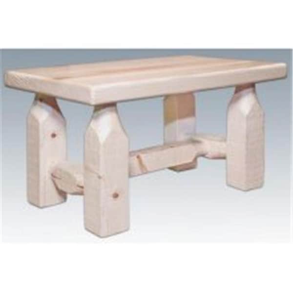 Montana Woodworks Montana Woodworks MWHCFSV Homestead Footstool - Lacquer MWHCFSV - main